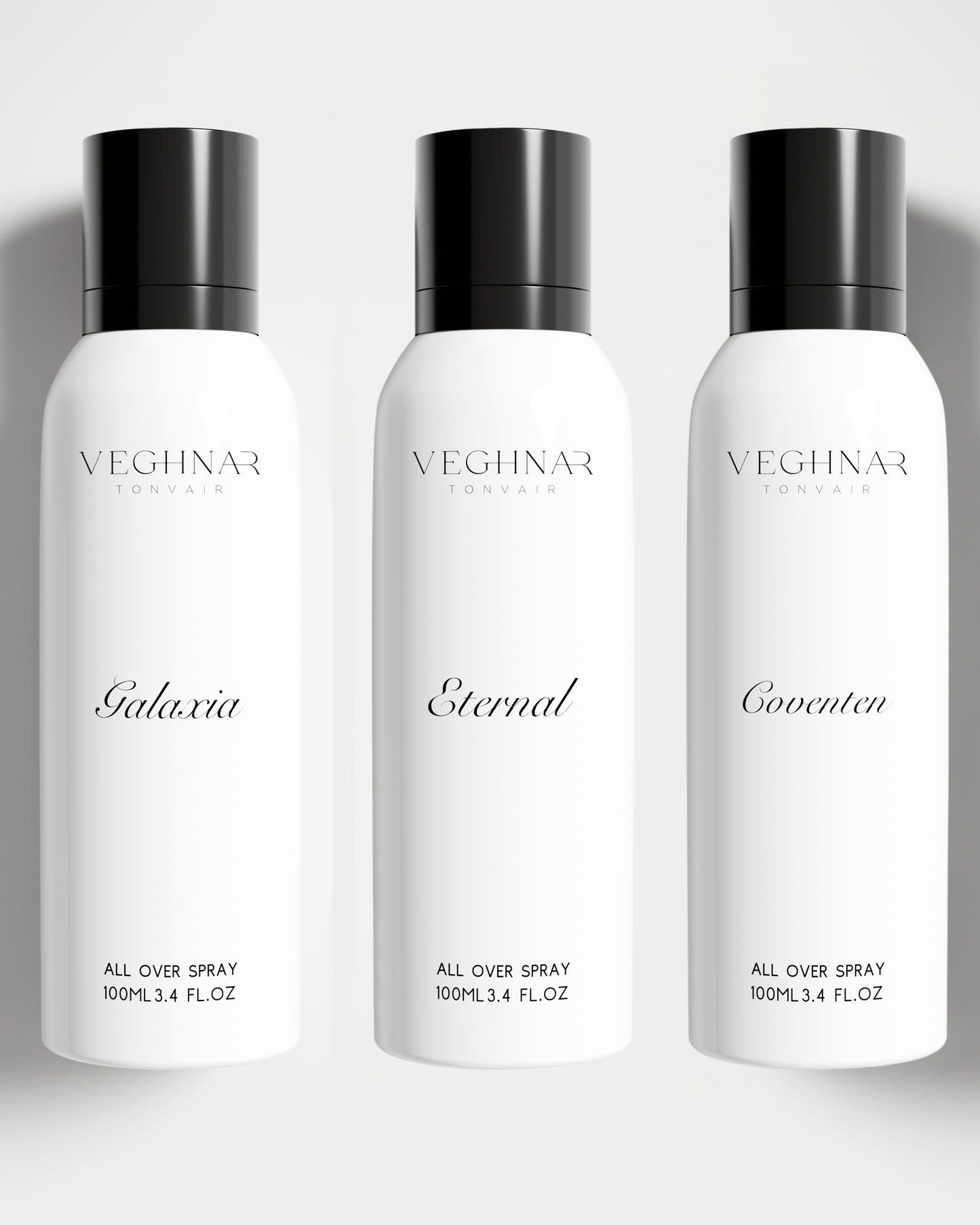 عرض مجموعة الرذاذ العطري للشعر والجسم ( جالاكسيا + إيترنال + كوفنتن)